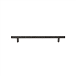 T-Bar Cabinet Pull Hammered Design