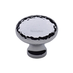 Victorian Round Cabinet Knob Hammered Design