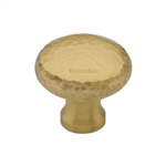 Victorian Round Cabinet Knob Hammered Design
