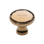 Victorian Round Cabinet Knob Hammered Design