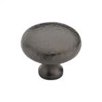 Victorian Round Cabinet Knob Hammered Design