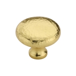 Victorian Round Cabinet Knob Hammered Design