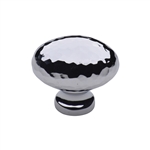 Victorian Oval Cabinet Knob Hammered Design
