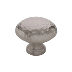 Victorian Oval Cabinet Knob Hammered Design