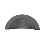 Crescent Drawer Cup Pull Hammered Design