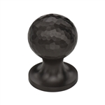 Ball Cabinet Knob Hammered Design