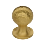Ball Cabinet Knob Hammered Design