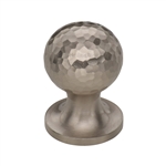 Ball Cabinet Knob Hammered Design