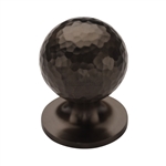 Ball Cabinet Knob Hammered Design