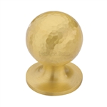 Ball Cabinet Knob Hammered Design