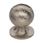 Ball Cabinet Knob Hammered Design
