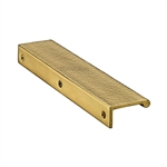 Edge Pull Cabinet Handle Hammered Design - 40mm Width