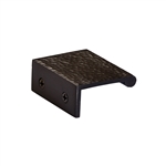 Edge Pull Cabinet Handle Hammered Design - 40mm Width