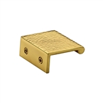Edge Pull Cabinet Handle Hammered Design - 40mm Width