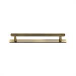 Knurled Cabinet Pull Handle with Plate