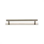 Knurled Cabinet Pull Handle with Plate