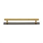Knurled Cabinet Pull Handle with Plate