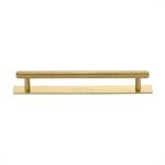Knurled Cabinet Pull Handle with Plate