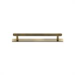 Knurled Cabinet Pull Handle with Plate