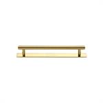 Knurled Cabinet Pull Handle with Plate