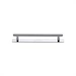 Knurled Cabinet Pull Handle with Plate