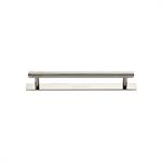 Knurled Cabinet Pull Handle with Plate