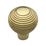 Reeded Cabinet Knob