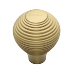 Reeded Cabinet Knob